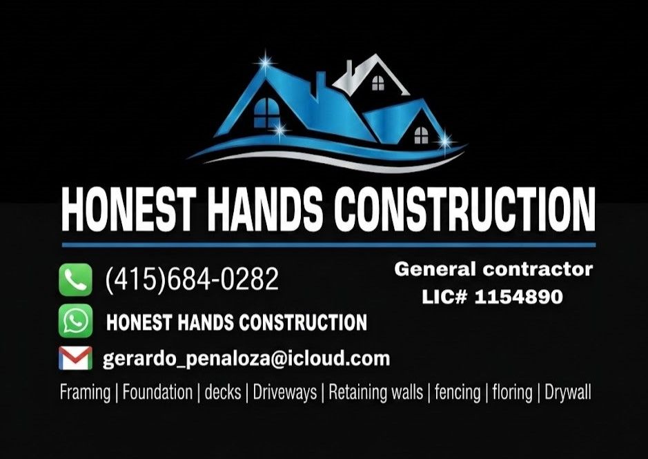 HONEST HANDS CONSTRUCTION logo